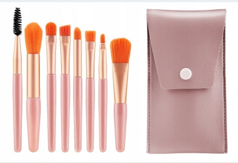 Sada 8 profesionálních štětců na make-up