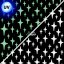 Samolepky na nehty svítící v UV hvězdy CY-033