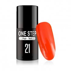 Gel lak na nehty One step č. 21 - pastelově oranžová 5ml
