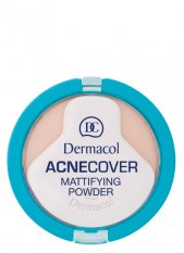 Dermacol Acnecover Mattifying Powder - kompaktní pudr Honey