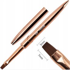 Štetec na gél - rose gold č.6