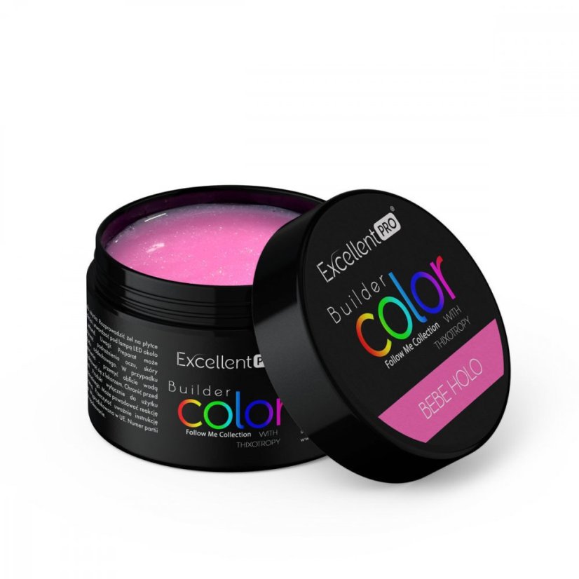 STAVEBNÍ GEL S THIXOTROPY FAREBNÝ - BeBe Holo,15g
