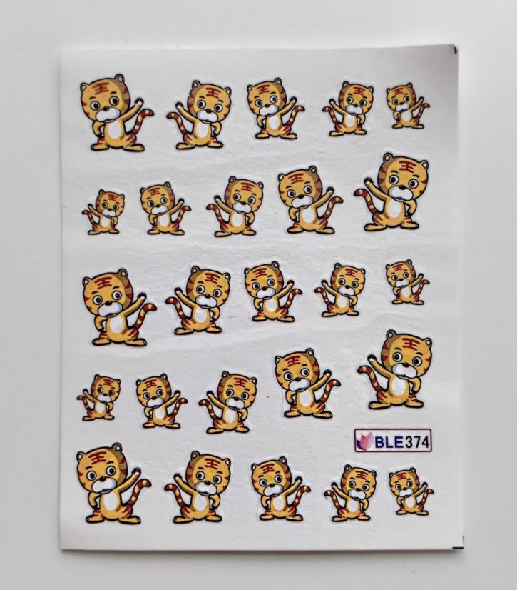Vodolepky na zdobení nehtů - Little Cat BLE374
