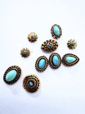 Bižutéria na nechty Baroko - Gold