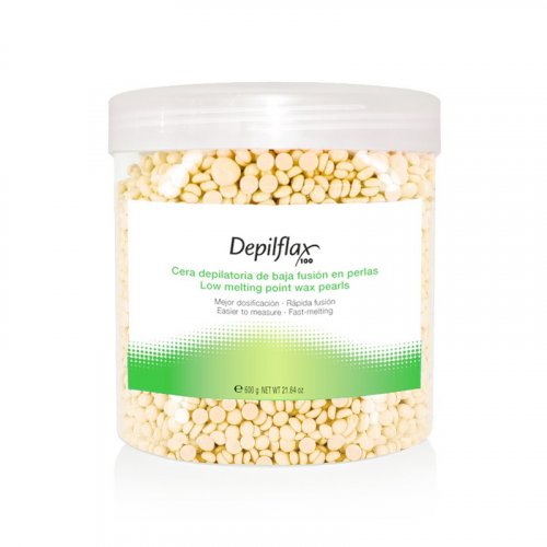 Depilflax 100 depilačný vosk samodržiaci voskový granulát prírodný 600 g