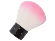 štětec na prach se zirkony - pink