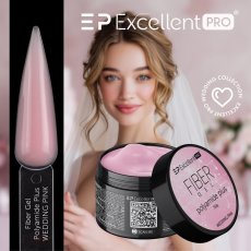 EXCELLENT PRO STAVEBNÍ UV/LED Fiber Gel Polyamide Plus WEDDING PINK 50g