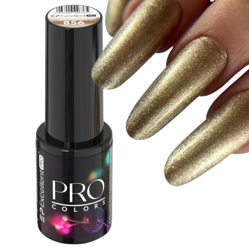 Gel Lak Pro Colors 856 LIGHT GOLD 7g