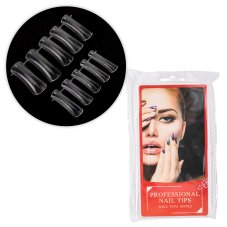 Dual Formy na nehty – Model 4 Clear (100 ks)