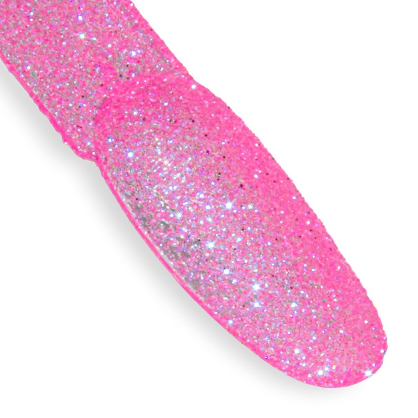 Brokát - ružový lesk s kamienkami