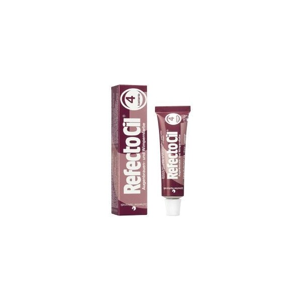 RefectoCil farba na mihalnice a obočie č.4 - Gaštanová 15 ml