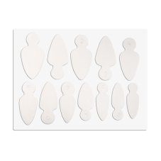Silikonové formy pro Dual Forms pro francouzskou manikúru – Mandle 12 ks