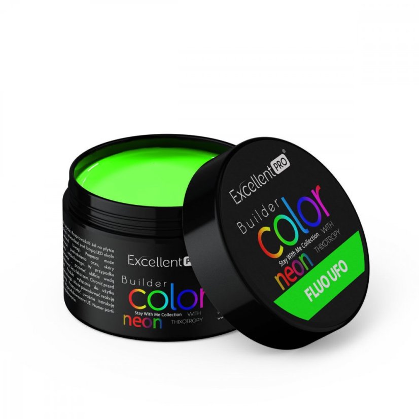 STAVEBNÍ GEL S THIXOTROPY BAREVNÝ - Fluo Ufo ,15g