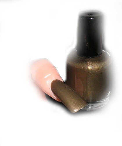 Lak na nechty - č. 22 Pearly gold green 15ml