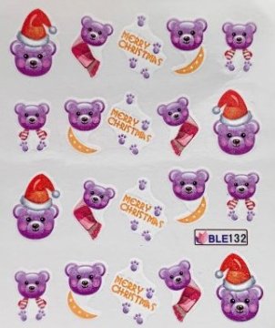 vánoční vodolepky - Materiál - papír