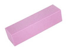 Brusný blok na nehty - růžový