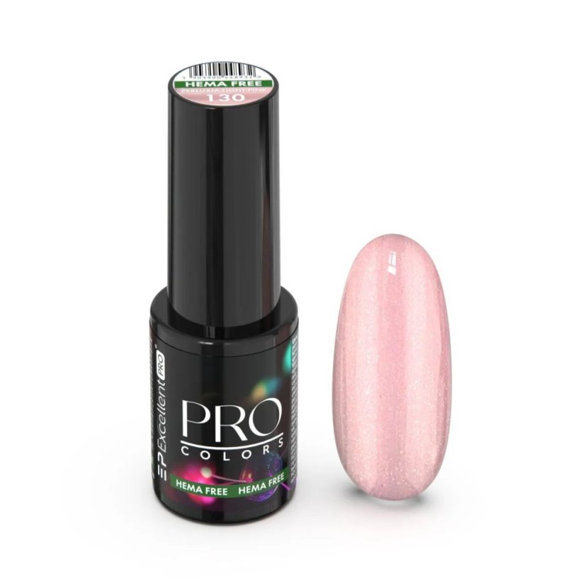 Gel Lak Pro Colors Hema Free 130 PERLUXIA LIGHT PINK 7g