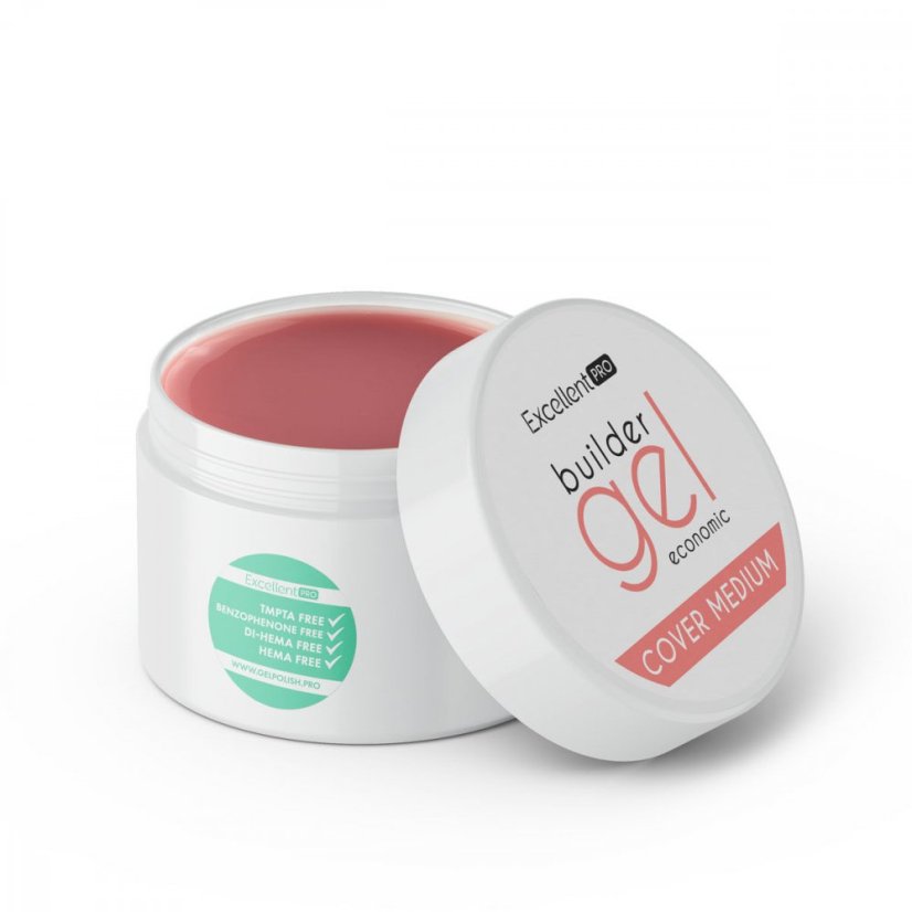 Excellent Pro UV/LED gél na nechty Economic - Cover Medium 50ml