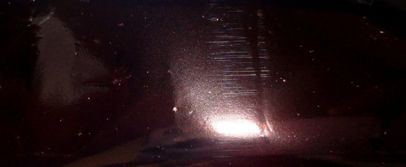 Zdobící fólie na nehty - Tmavě hnědý lesk č. 101