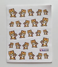 Vodolepky na zdobenie nechtov - Little Cat BLE374
