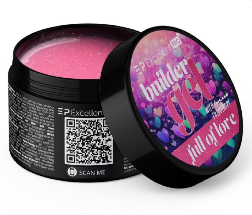 Stavební Thixotropní gel s efektem - Full Of Love - 15g