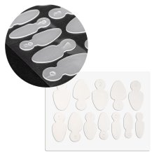 Silikonové formy pro Dual Forms pro francouzskou manikúru – Ovál (12 ks)