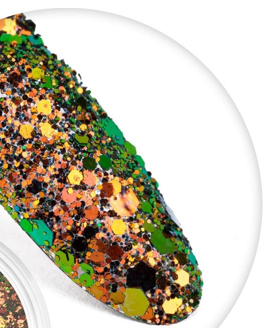 Zdobenie nechtov Glitter Bomb Effect 3