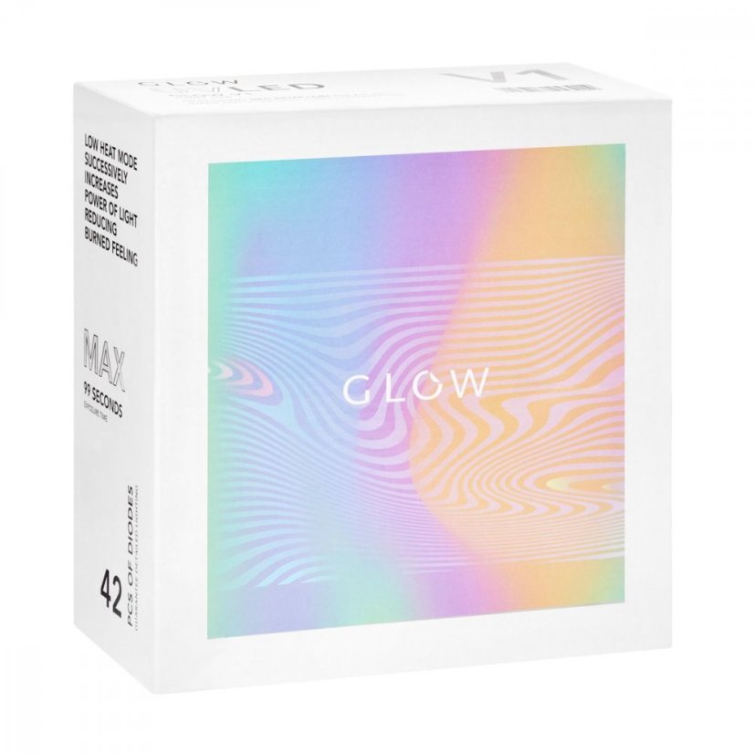 UV/LED lampa na nehty Glow V1 168W zlatá