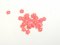 Zdobenie na nechty Fimo - červené kvetinky