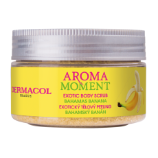 Aroma Moment - telový cukrový peeling Bahamský banán -200g