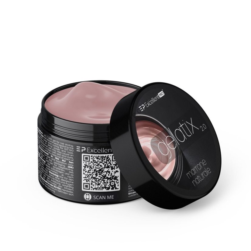 GELATIX 2.0 UV/LED želatínový gel na nechty - Marrone Naturale  15g