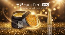Thixotropy gel s efektem - Gold Obsession 15g