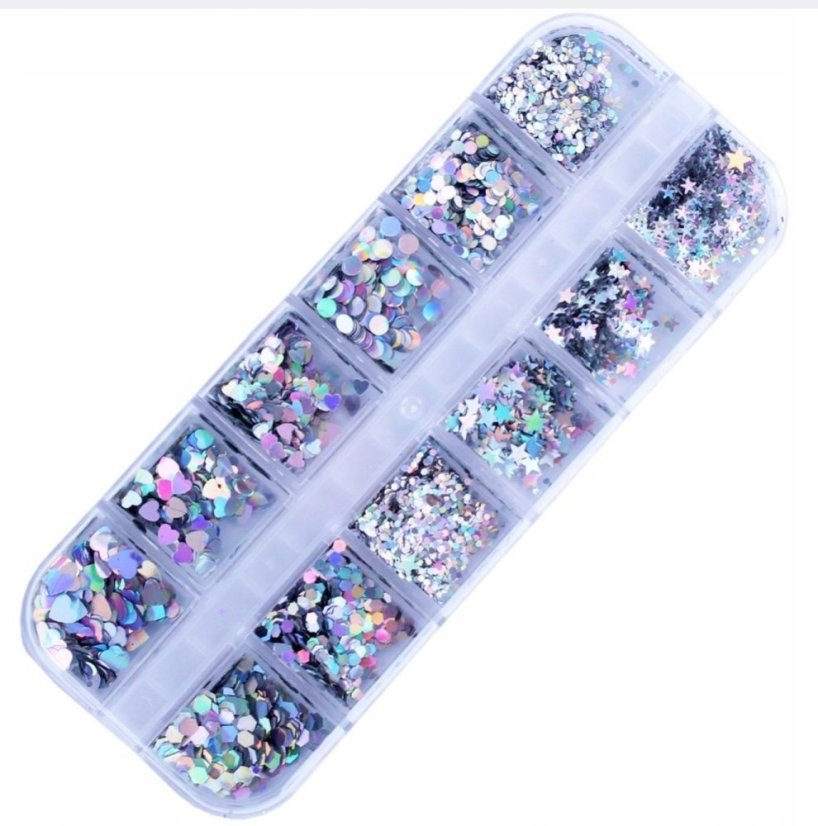 SADA OZDÔB NA NECHTY HOLO SILVER