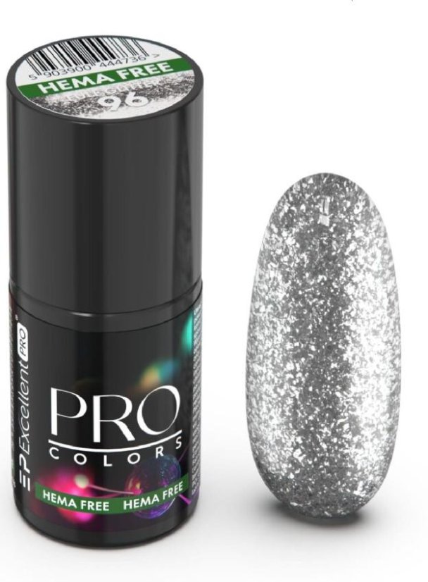 Gel Lak Pro Colors HemaFree 96 FULL GLITTER 7g