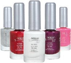 Dekor lak na nehty 10 ml - Béžový Glitter