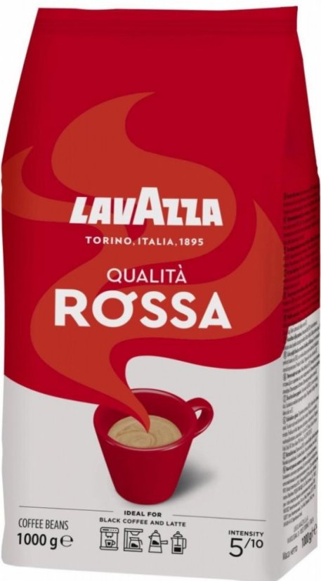 Lavazza Qualita Rossa - zrnková káva 6 x 1 kg