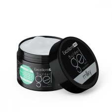 EXCELLENT PRO STAVEBNÝ UV/LED GÉL S TEKUTOU PAMÄTOU-MILKY 50g