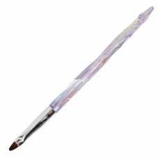 Štetec na UV gél Unicorn oválny – veľ. 4