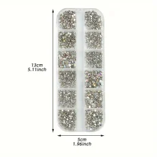 Luxusné kamienky na nechty v krabičke