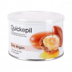 Quickepil depilační vosk zinek-argan plechovka 400 ml