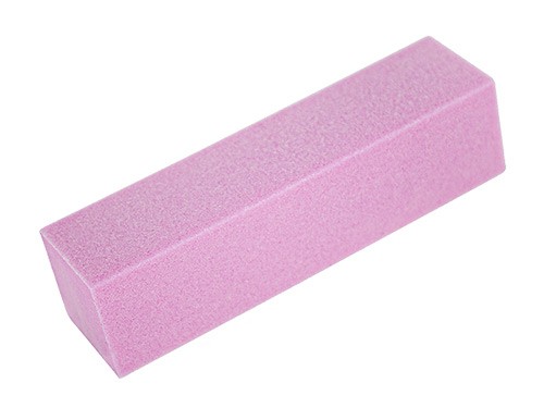 Brusný blok na nehty - růžový