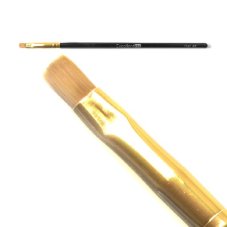 Štetec na UV gél plochý č. 4 , čierny