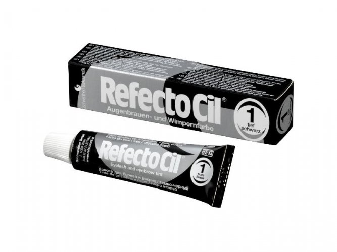 RefectoCil barva na řasy a obočí č.1 - Black 15 ml