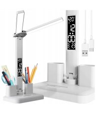 6 v 1 dvojitá LED kozmetická stolná lampa