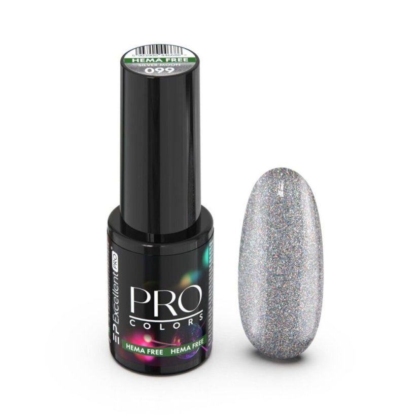 Gel lak PRO Colors Hema Free - č.99 Silver Moon 7g