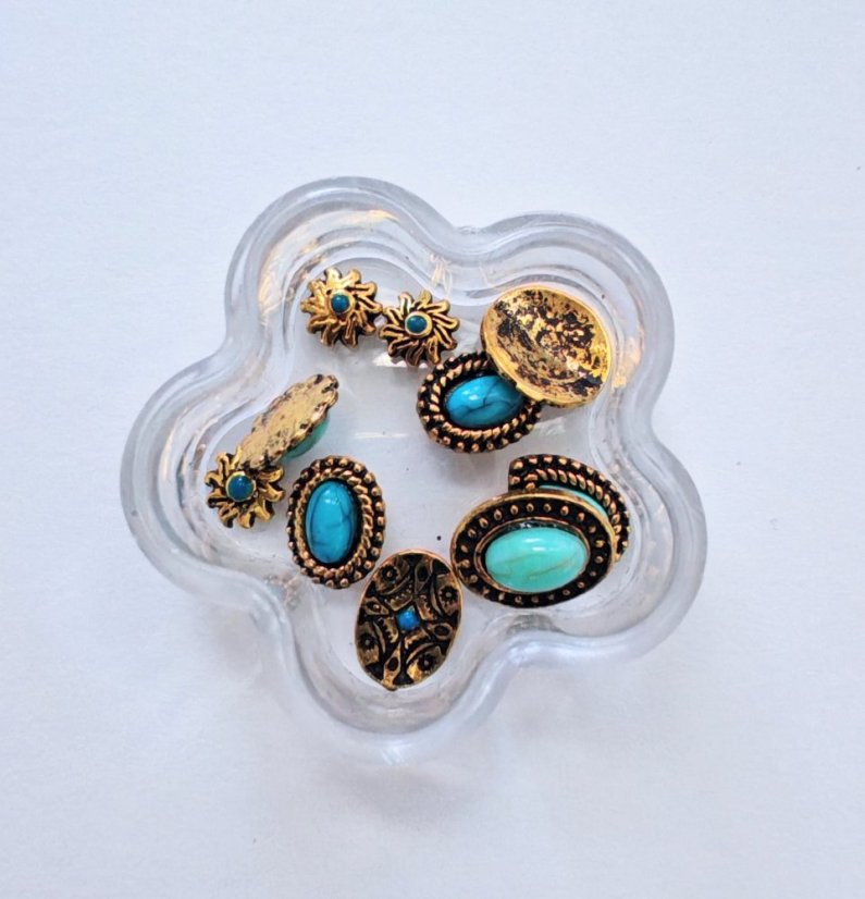 Bižutéria na nechty Baroko - Gold