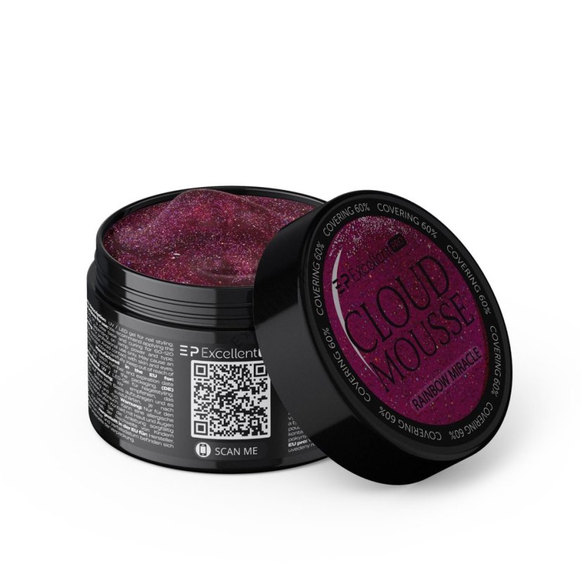 STAVEBNÝ GÉL Cloud Mousse Rainbow Miracle 15g