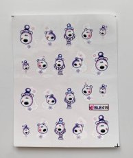 Vodolepky na zdobenie nechtov - Snow Bear BLE419