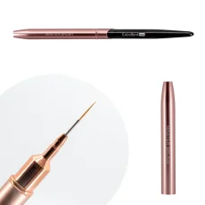 Štětec na zdobení nehtů 9 mm (Pink & Black) – štětec na jemné linie a Nail Art