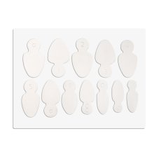 Silikonové formy pro Dual Forms pro francouzskou manikúru – Ovál (12 ks)